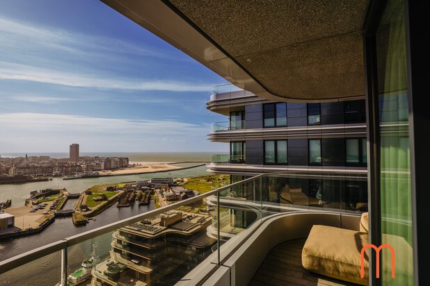 Exclusief appartement te koop in Oostende – Oosteroever met panoramisch zeezicht