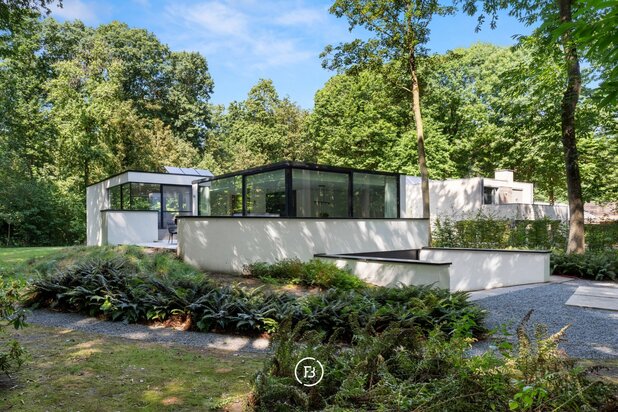 Moderne villa in het groen