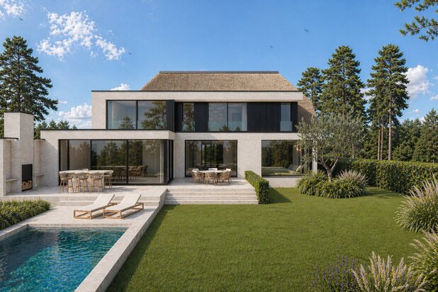 Exclusieve rietgedekte villa op een perceel van ca. 2.222 m²