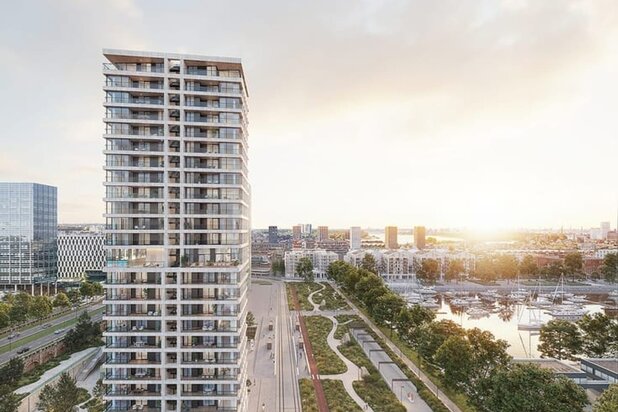 Panoramisch wonen op de 16e verdieping van de Twist Tower