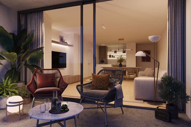 Ruim appartement met groot terras en weids zicht