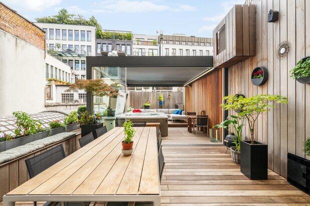 Duplex unique avec grande terrasse au cœur d’Anvers