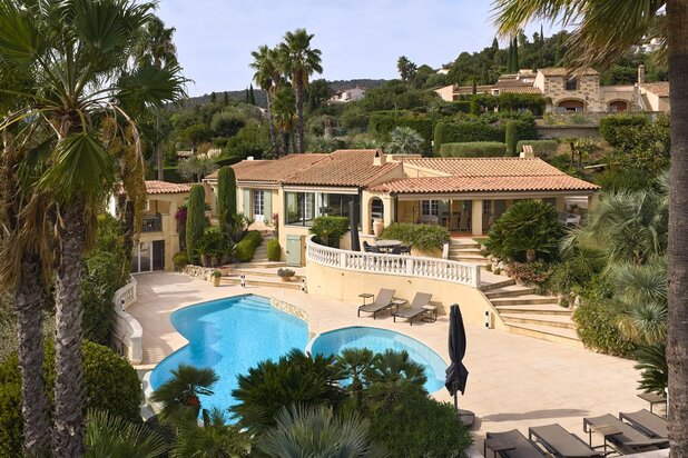 Villa met panoramisch zeezicht in de Golf van Saint-Tropez
