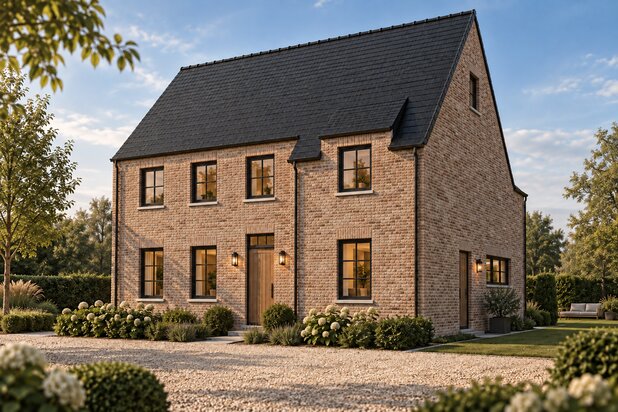 Maison neuve classique sur 39 ares à Hoegaarden