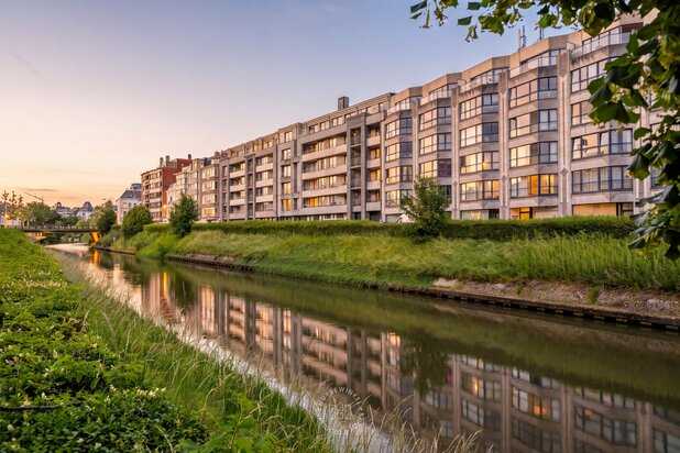 Prachtige penthouse met panoramisch uitzicht op de Leie