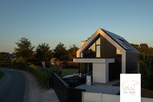 Exclusieve nieuwbouwvilla met zicht op natuur te Destelbergen