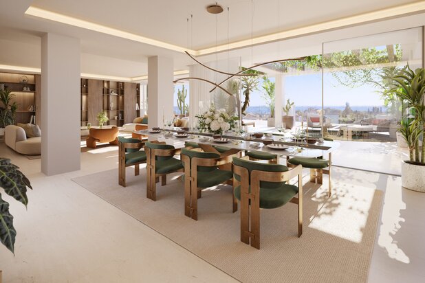 Mooi appartement met enorme terrassen aan de Golden Mile Marbella