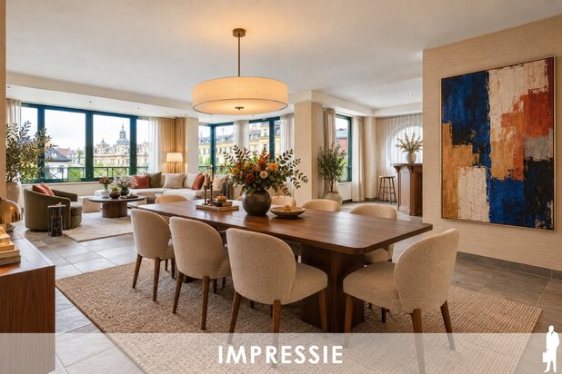 Dubbelappartement met zicht op Groenplaats en Kathedraal