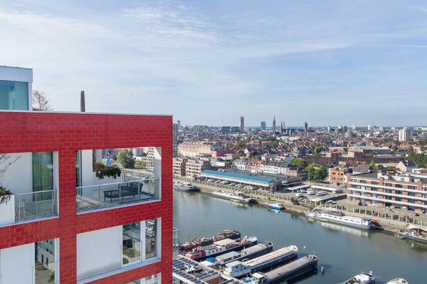 Penthouse exclusif à vendre à Nieuwe Dokken à Gand