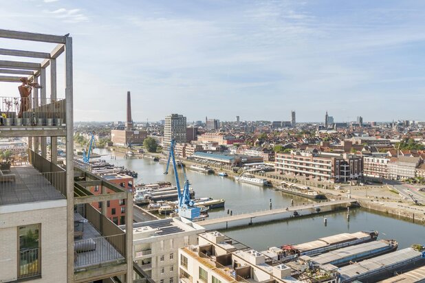 Penthouse exclusif avec vue panoramique à Gand