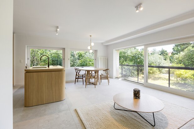 Appartement avec une vue unique sur le Ijzerpark à Knokke.