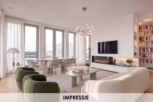 Luxueus wonen met panoramisch uitzicht nabij het Eilandje