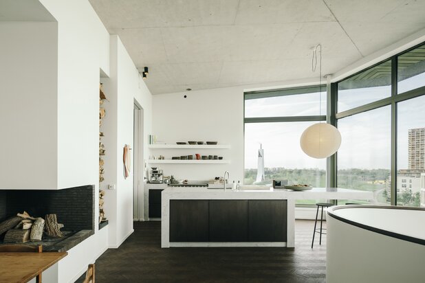 Villa in the Sky : Penthouse en duplex signé Graanmarkt 13