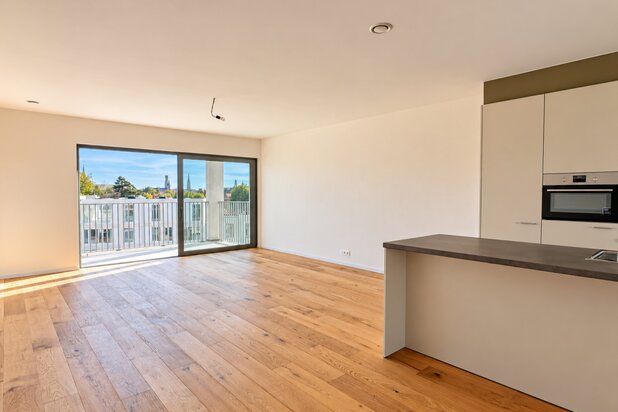 Ruim 3-slaapkamerappartement aan het water met zicht op de Brugse skyline
