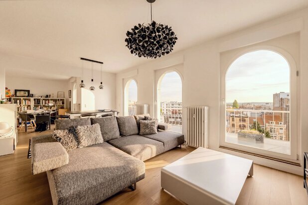 Square du Solbosch, schitterend penthouse, 2 tot 3 slaapkamers, terrassen