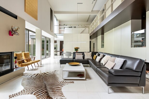 Architectenwoning met zicht op natuurgebied