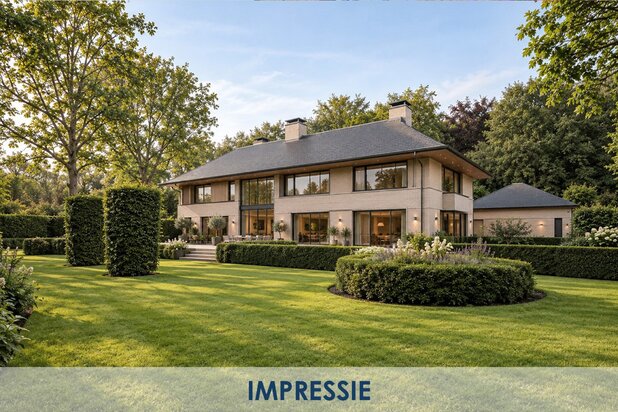 Exclusieve villa met parktuin in Vriesdonk en binnenzwembad, op ca. 6.411 m²