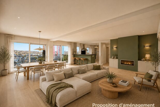 Magnifique penthouse avec 158m² de terrasse