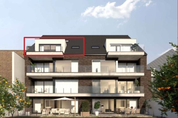 Ruime duplex penthouse, afgewerkt bij akte en aan 6% BTW!